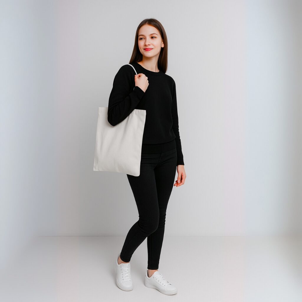 Foto totebag polos — Supplier Tas Kanvas Polos DOVATAS